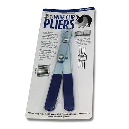 Bainbridge wire cage clip pliers for fastening poultry enclosure mesh
