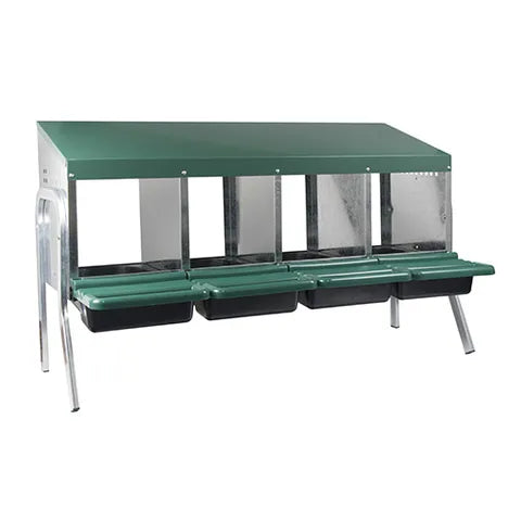 Bainbridge Battery Rollaway Chicken Nesting Box With Legs – 1 to 16 Hole