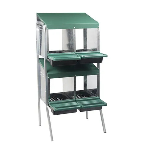 Bainbridge Battery Rollaway Chicken Nesting Box With Legs – 1 to 16 Hole