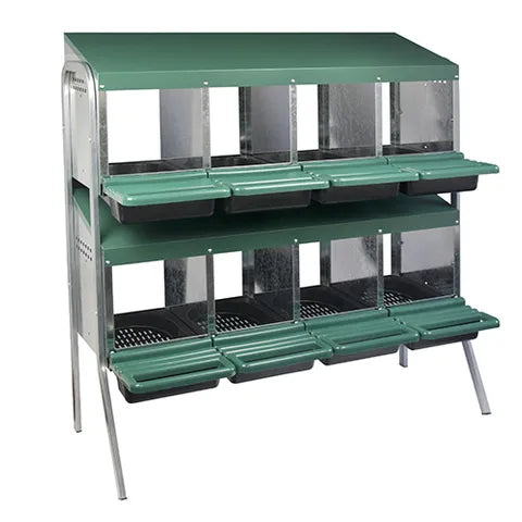Bainbridge Battery Rollaway Chicken Nesting Box With Legs – 1 to 16 Hole