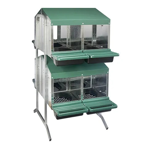 Bainbridge Battery Rollaway Chicken Nesting Box With Legs – 1 to 16 Hole