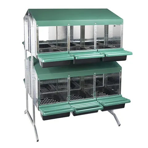 Bainbridge Battery Rollaway Chicken Nesting Box With Legs – 1 to 16 Hole
