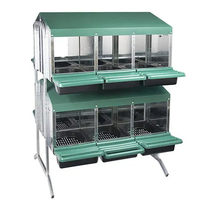 Bainbridge Battery Rollaway Chicken Nesting Box With Legs – 1 to 16 Hole