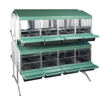 Bainbridge battery rollaway chicken nesting box with legs