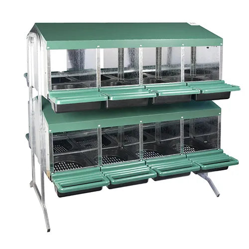 Bainbridge Battery Rollaway Chicken Nesting Box With Legs – 1 to 16 Hole