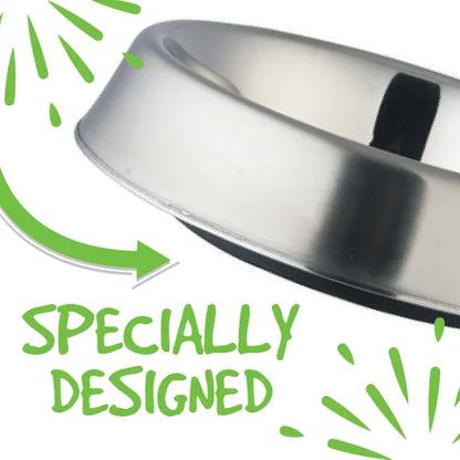 Bainbridge 700mL anti ant dog food bowl with bonded rubber base
