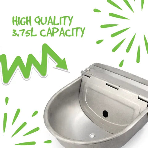 Bainbridge Supreme Stainless Steel Automatic Drinking Bowl 3.75L