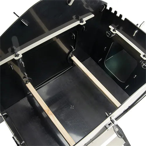 Inside Bainbridge Pitched Roof Small chicken coop with perches