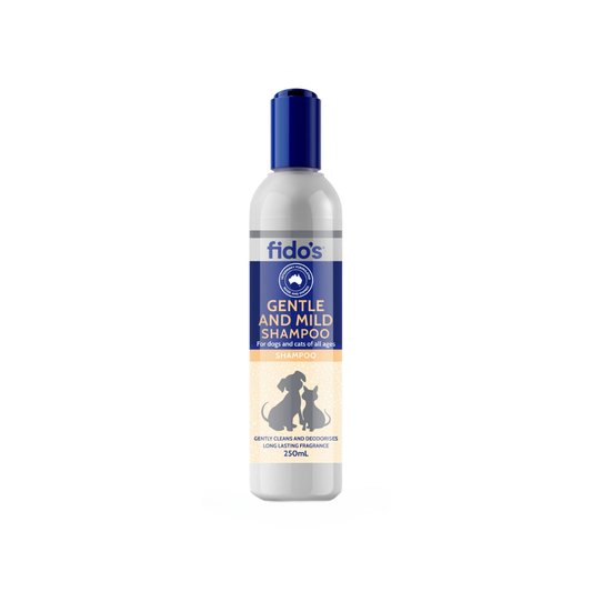 Fido's Gentle and Mild Shampoo 250ml gentle dog shampoo for regular grooming and coat care