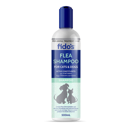Fido's Flea Shampoo 500ml dog flea shampoo for grooming and hygiene routines