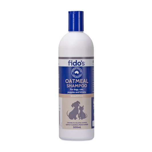 Fido's Oatmeal Shampoo For Dogs Puppies Cats And Kittens 500 ml