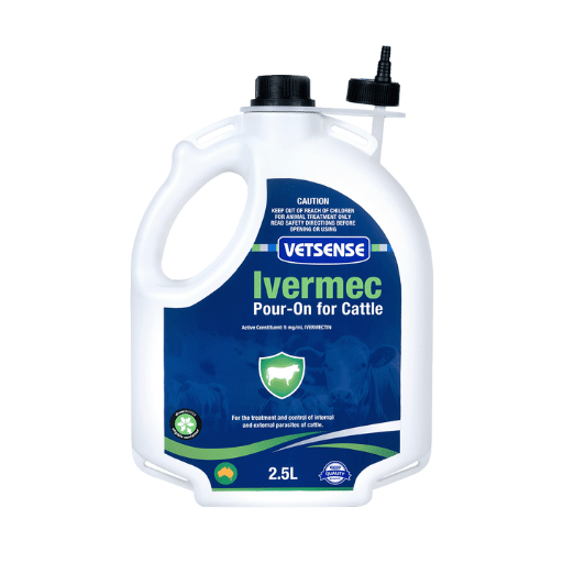 Vetsense Ivermec Pour-On 2.5L For Cattle
