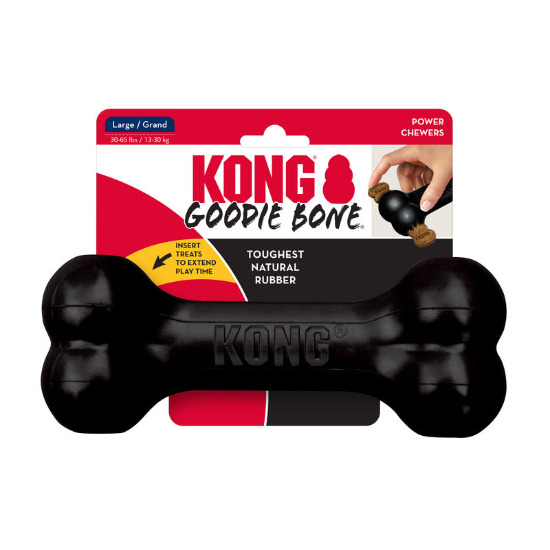 KONG Goodie Bone dog toy with packaging on a white background