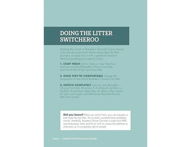 Breeders Choice  Cat Litter