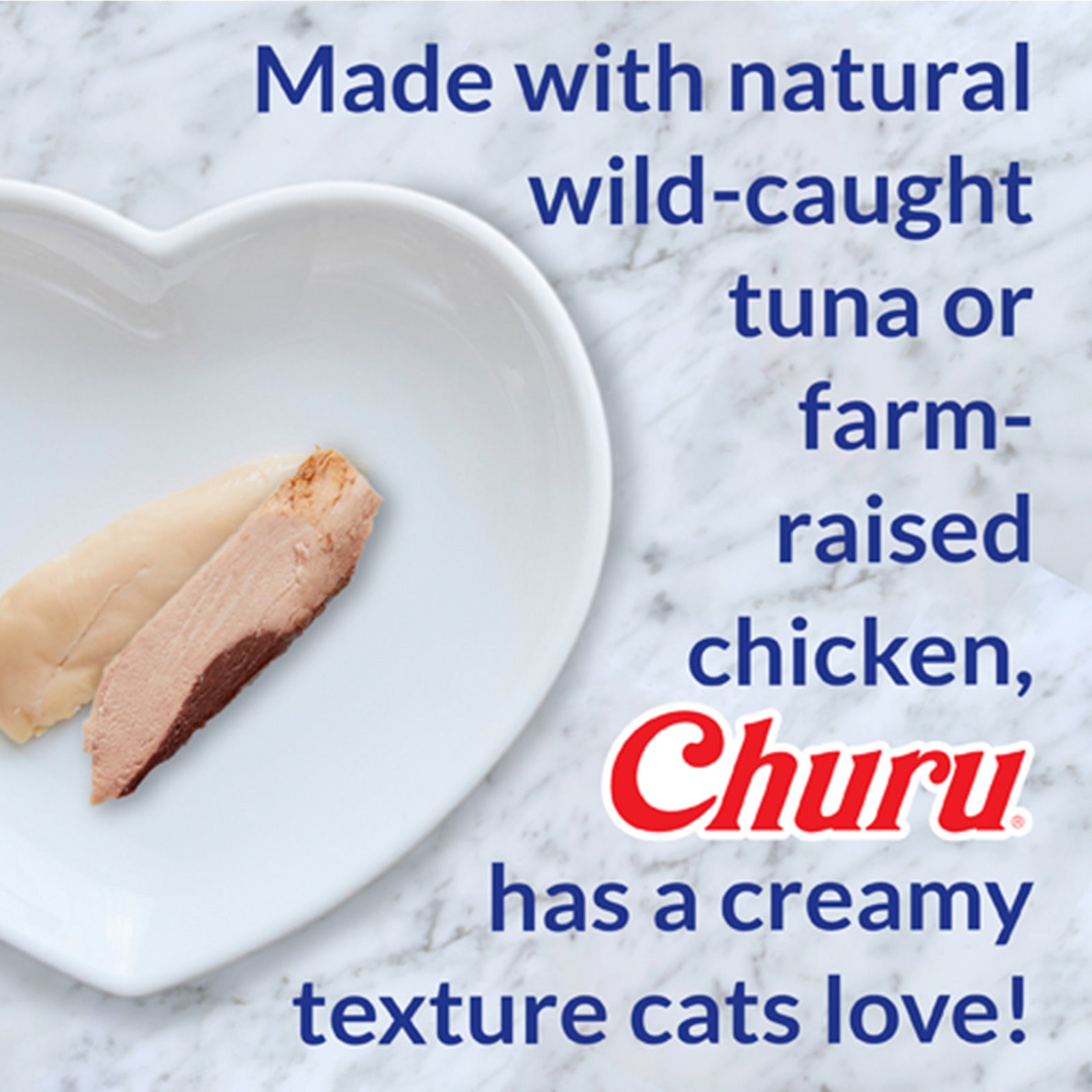 Creamy chicken puree cat treats for picky cats