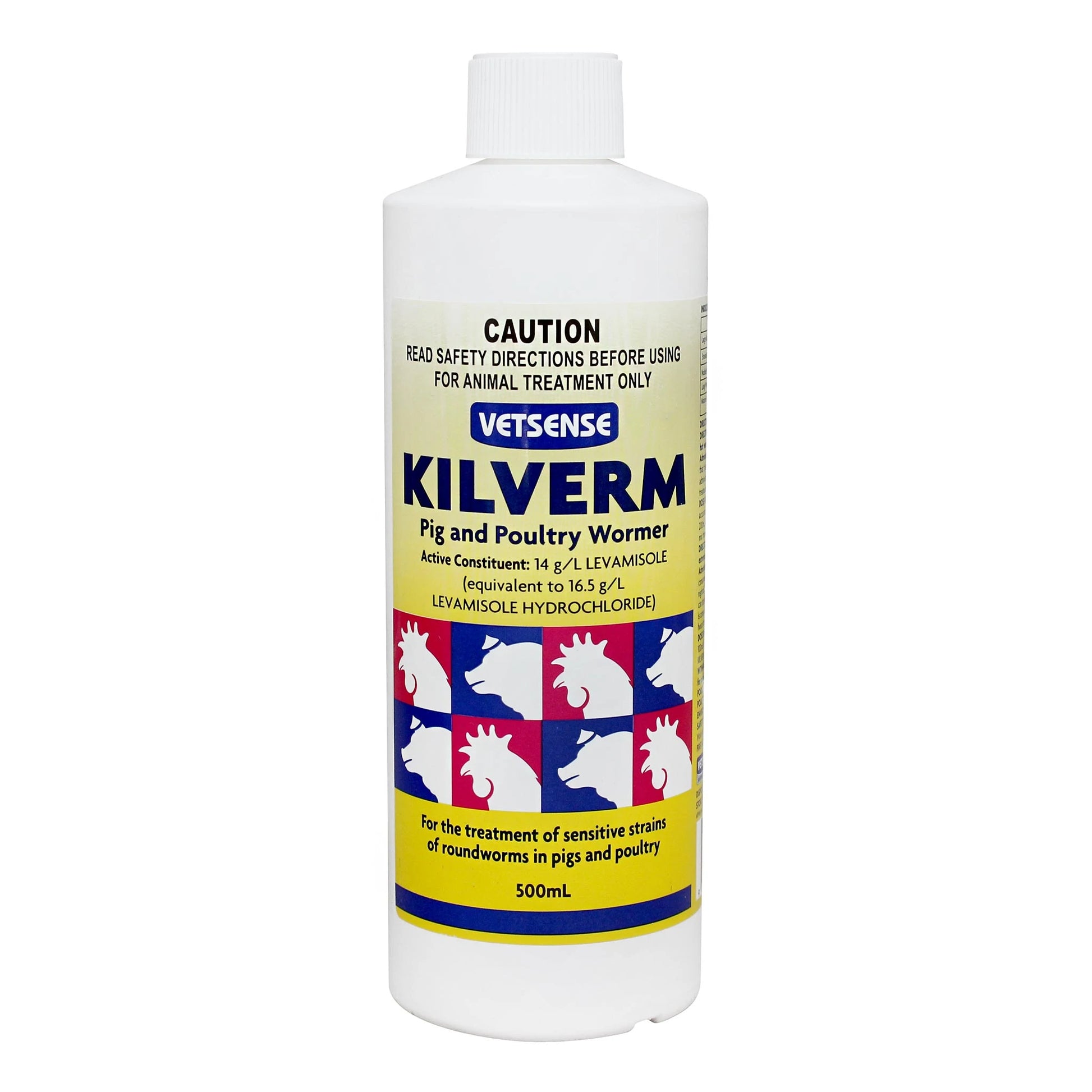 Vetsense Kilverm Pig and Poultry Wormer 500mL