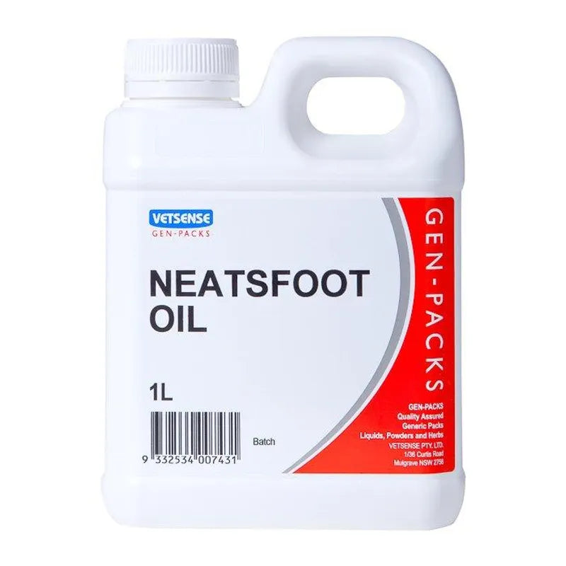 Gen Pack Neatsfoot Oil 1L leather conditioner for saddles and tack